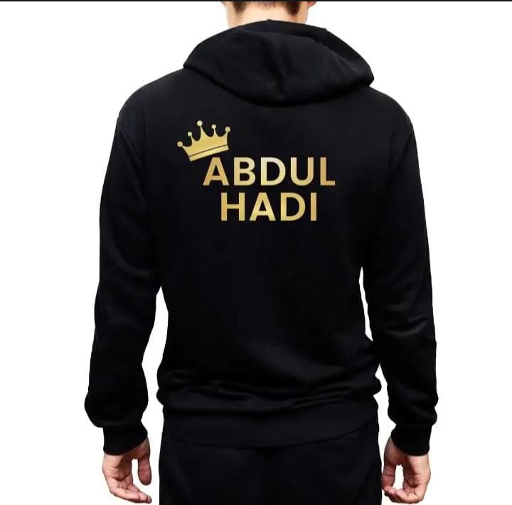 Name Sticker Hoodie